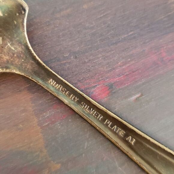 Vintage Lot of Assorted Silver Plate Baby Utensils - Picture 9 of 11